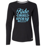 RIDE MORE WORRY LESS 64LTTX Ladies’ Essential Dri-Power Long Sleeve Tee