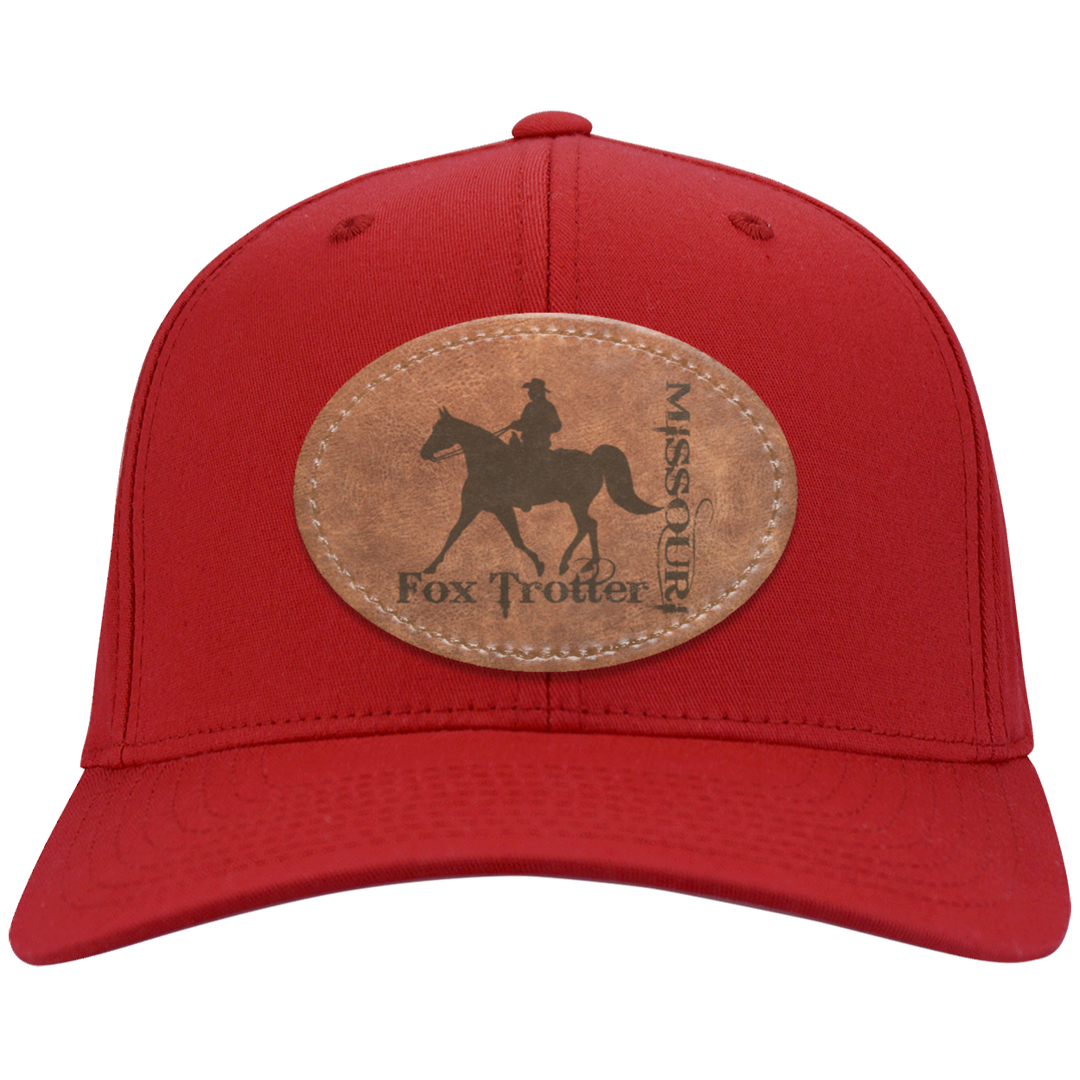 MISSOURI FOX TROTTER ON LEATHER CP80 Twill Cap - Patch