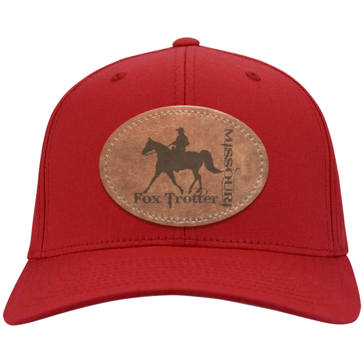 MISSOURI FOX TROTTER ON LEATHER CP80 Twill Cap - Patch