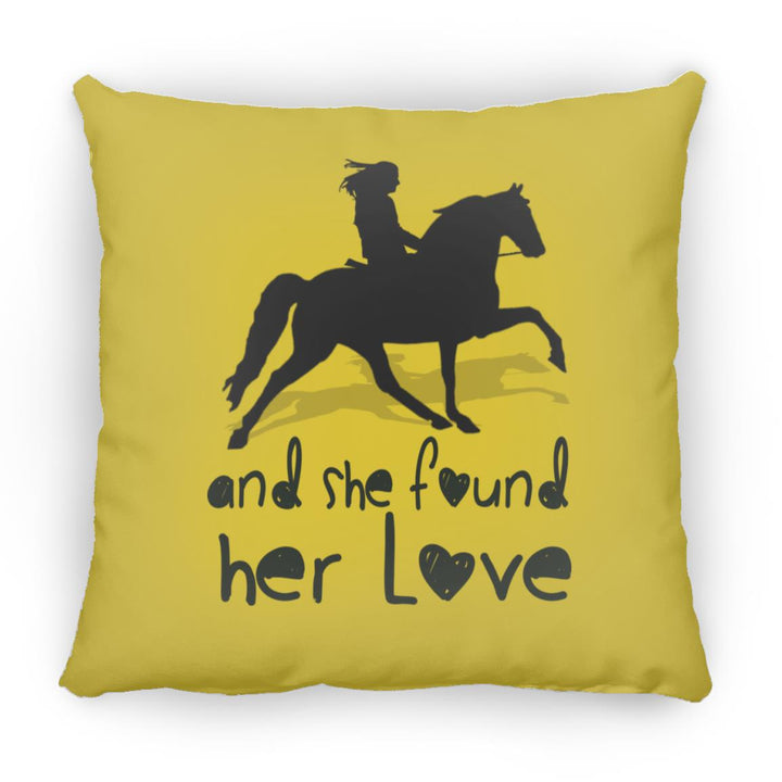 SHE FOUND HER LOVE (TWH pleasure)Bblack art ZP14 Small Square Pillow