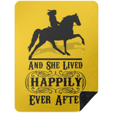SHE LIVED HAPPILY EVER AFTER BLANKET TWH PLEASURE BSHL Premium Black Sherpa Blanket 60x80