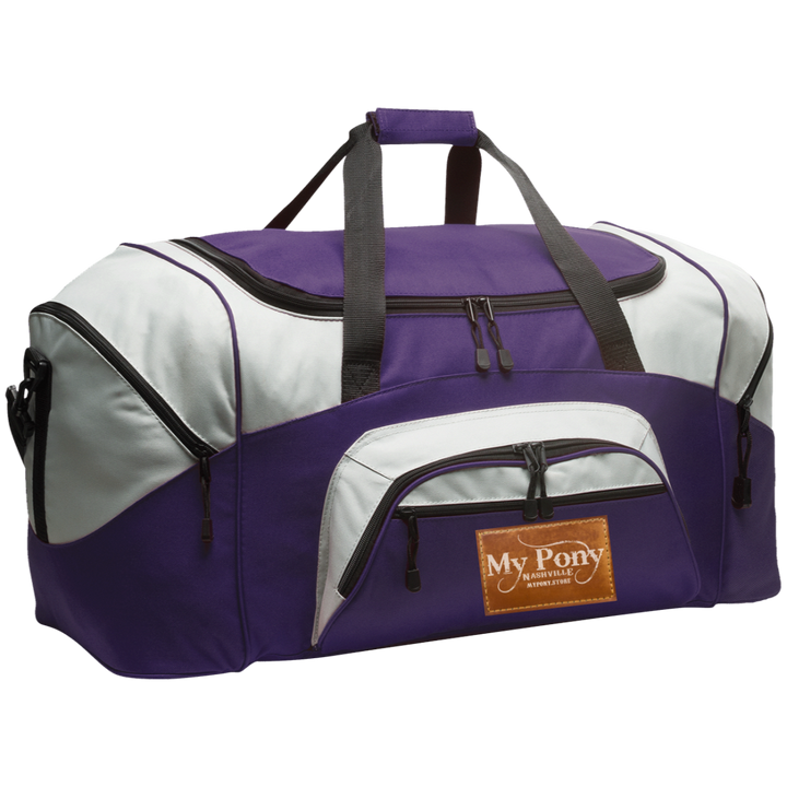 MY PONY NASHVILLE BRAND BG99 Colorblock Sport Duffel