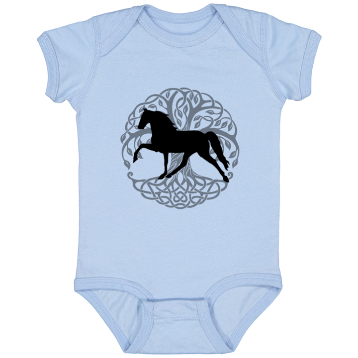 Tennessee Walking Horse PLEASURE TREE OF LIFE 4424 Infant Fine Jersey Bodysuit