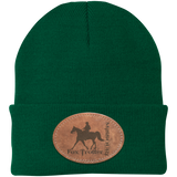 MISSOURI FOX TROTTER ON LEATHER CP90 Knit Cap - Patch
