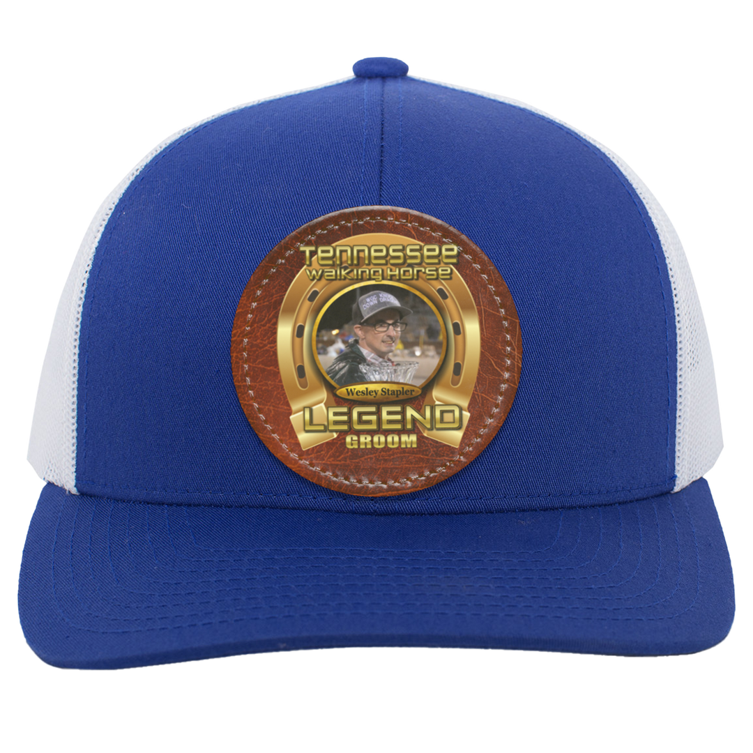 WESLEY STAPLER (TWH LEGENDS) HAT 104C Trucker Snap Back - Patch