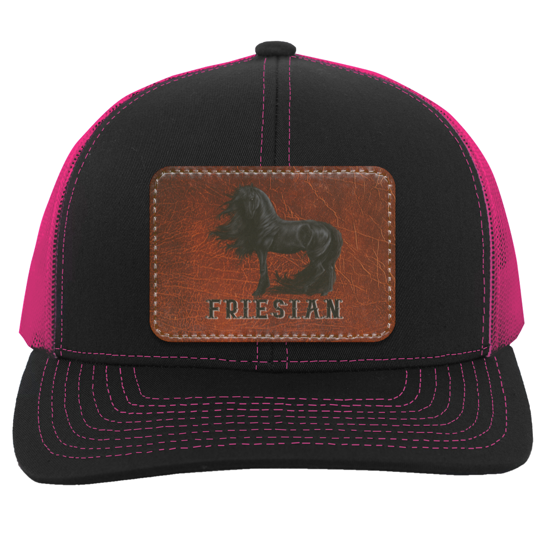 FRIESIAN ON LEATHER 104C Trucker Snap Back - Patch
