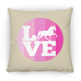 LOVE TWH PLEASURE SHADES OF PINK ZP14 Small Square Pillow