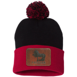 FRIESIAN ON LEATHER SP15 Pom Pom Knit Cap - Patch