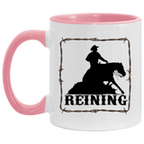 REINING STYLE 1 4HORSE AM11OZ 11 oz. Accent Mug