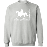 MISSOURI FOX TROTTER (white) 4HORSE G180 Crewneck Pullover Sweatshirt