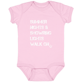 Summer Nights Showring Lights Walk On 4424 Infant Fine Jersey Bodysuit