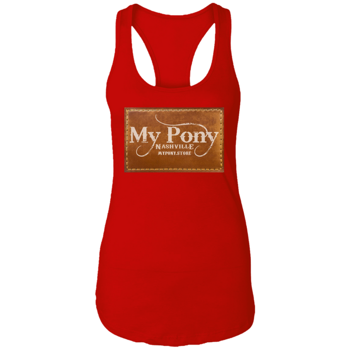MY PONY NASHVILLE BRAND NL1533 Ladies Ideal Racerback Tank