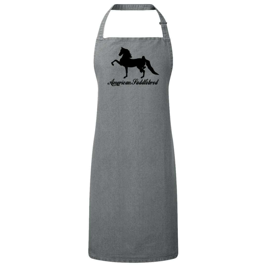 American Saddlebred 2 (black) RP150 Sustainable Unisex Bib Apron