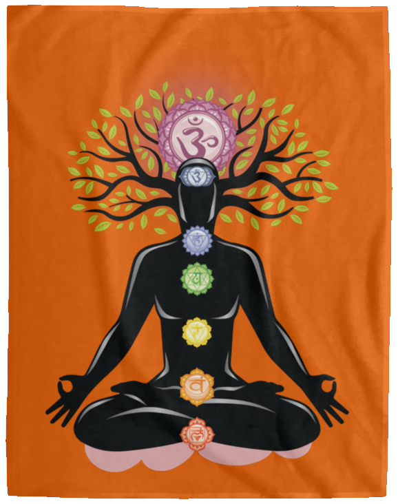 CHAKRAS PLUSH BLANKET (12 STYLES AND SIZES)