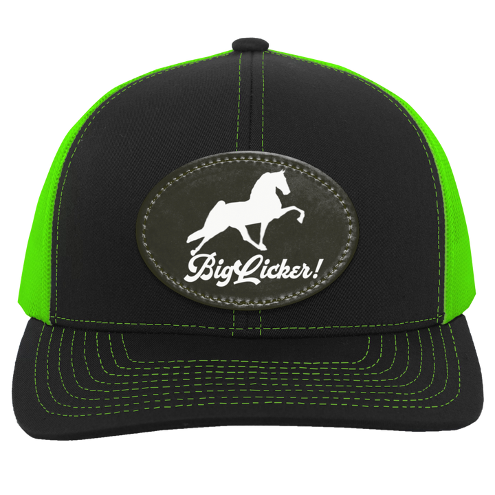 BIG LICKER PATCH HATTRUCKER HAT ( THREE SHAPES-12 COLORS AND STYLES)