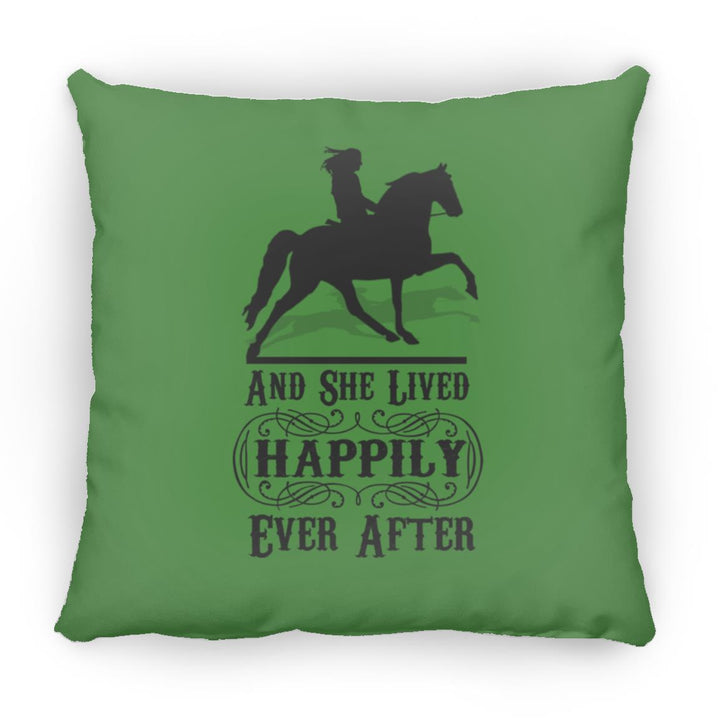 HAPPILY EVER AFTER (TWH Pleasure) Blk ZP14 Small Square Pillow