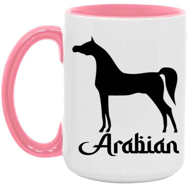 ARABIAN ART TUMBLER 4HORSE AM15OZ 15oz. Accent Mug