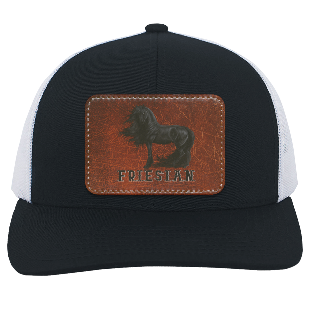 FRIESIAN ON LEATHER 104C Trucker Snap Back - Patch