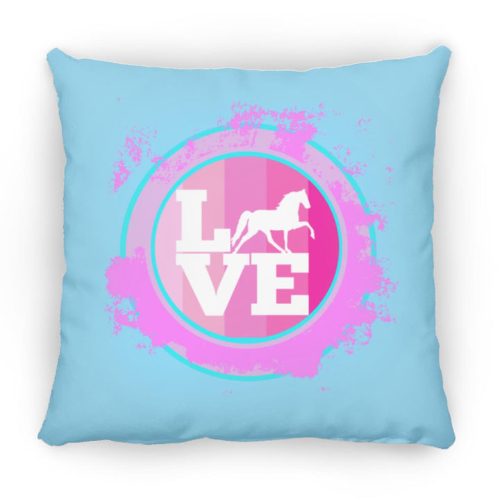 TWH PLEASURE BLEACH SPLATTER PINK TEAL ZP16 Medium Square Pillow