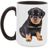 ROTTY PUPPY 1 AM15OZ 15oz. Accent Mug