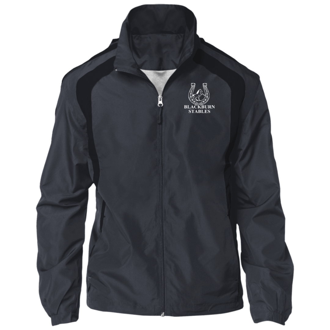 BLACKBURN STABLES (WHITE) JST60 Jersey-Lined Raglan Jacket