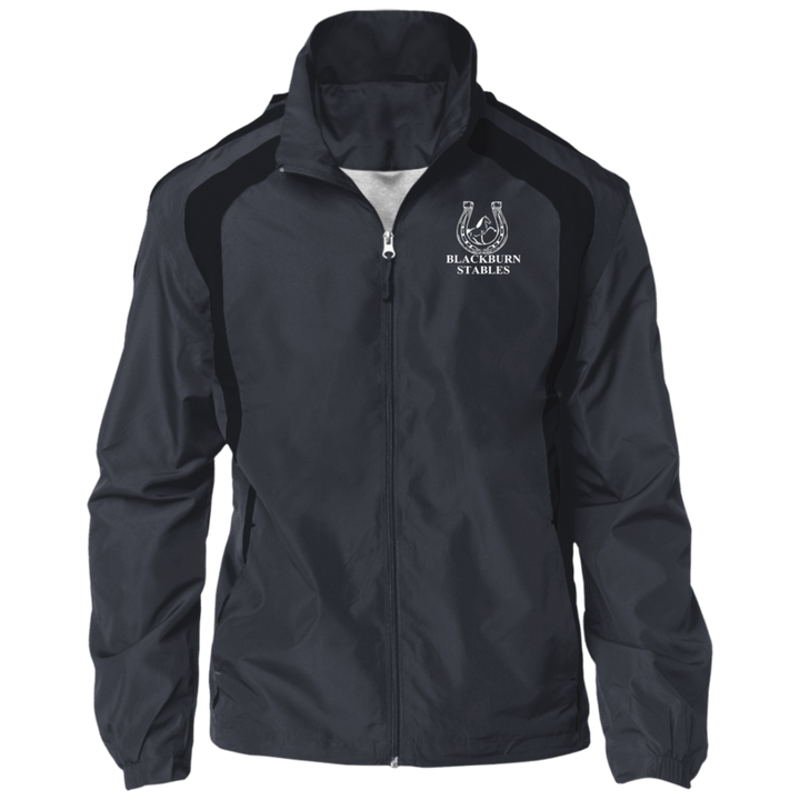 BLACKBURN STABLES (WHITE) JST60 Jersey-Lined Raglan Jacket
