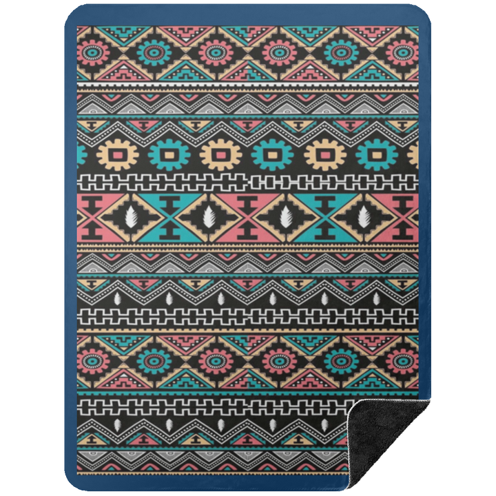 AZTEC 1 BSHL Premium Black Sherpa Blanket 60x80