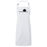 DISCOVERY PLACE LOGO 2023 DESIGN 1 ALL BLACK RP150 Sustainable Unisex Bib Apron