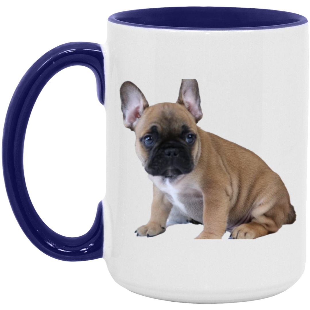 FRENCHIE PUPPY (4) AM15OZ 15oz. Accent Mug