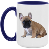 FRENCHIE PUPPY (4) AM15OZ 15oz. Accent Mug
