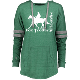 MISSOURI FOX TROTTER (white) 4HORSE 229390 Ladies Hooded Low Key Pullover