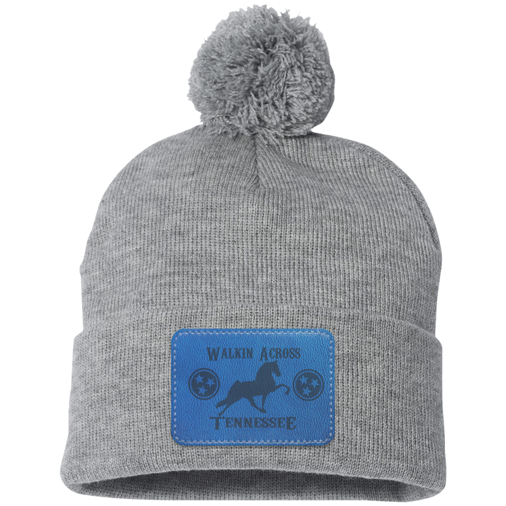 WALKIN ACROSS TENNESSEE TWH SP15 Pom Pom Knit Cap - Patch