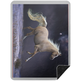 PALOMINO HORSE 1 BSHL Premium Black Sherpa Blanket 60x80