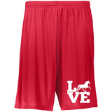Love (TWH Pleasure) 2782 Moisture-Wicking 9 inch Inseam Training Shorts
