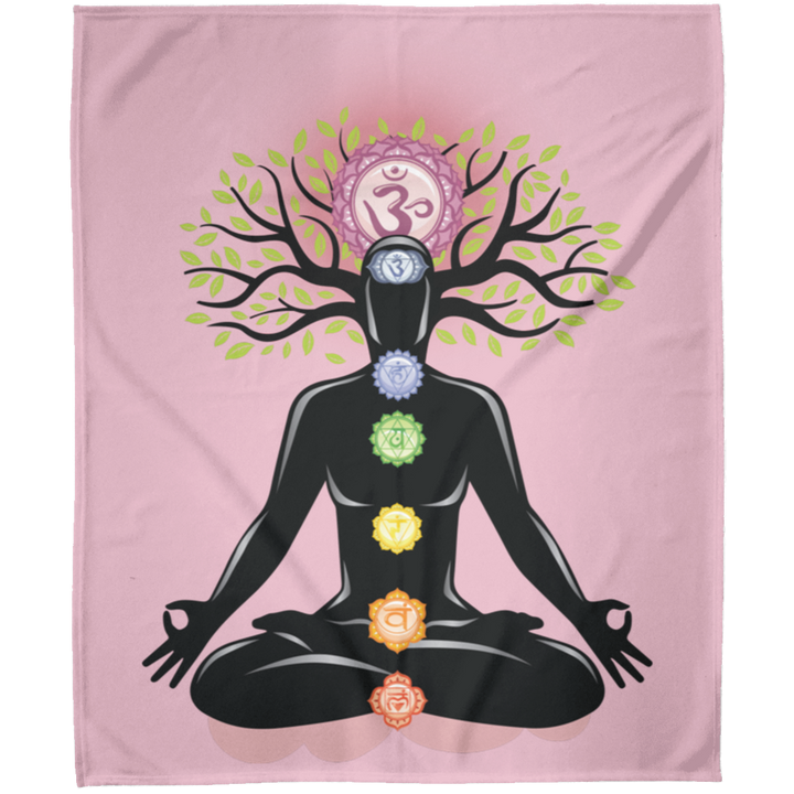 CHAKRAS PLUSH BLANKET (12 STYLES AND SIZES)