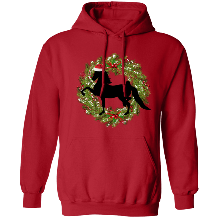 American Saddlebred (Christmas) Z66x Pullover Hoodie 8 oz