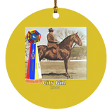 WGC CITY GIRL SUBORNC Circle Ornament