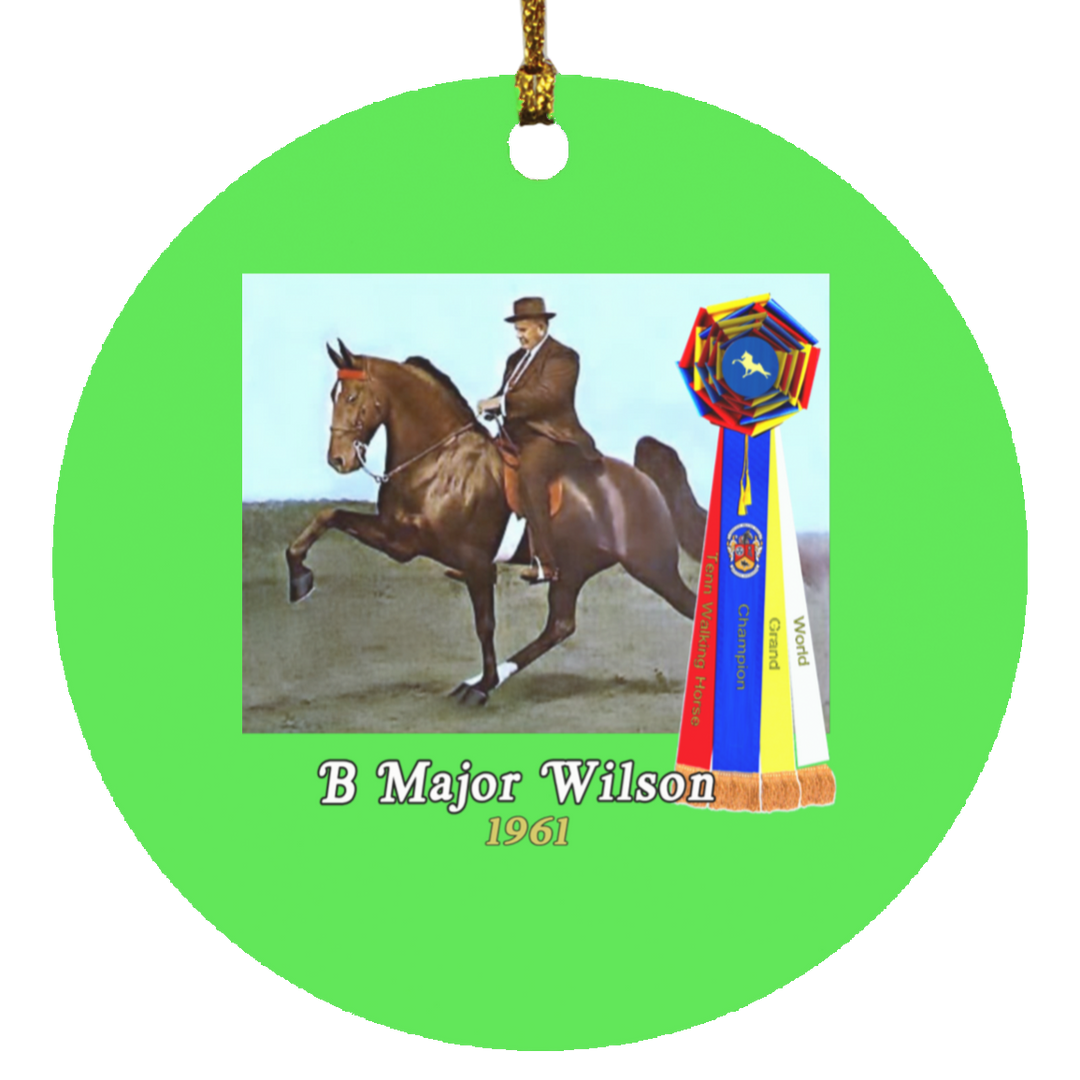 WGC B MAJOR WILSON SUBORNC Circle Ornament
