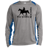 MISSOURI FOX TROTTER TUMBLER ART ST361LS Long Sleeve Heather Colorblock Performance Tee
