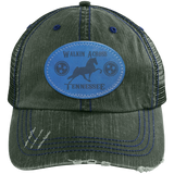 WALKIN ACROSS TENNESSEE TWH 6990 Distressed Unstructured Trucker Cap - Patch