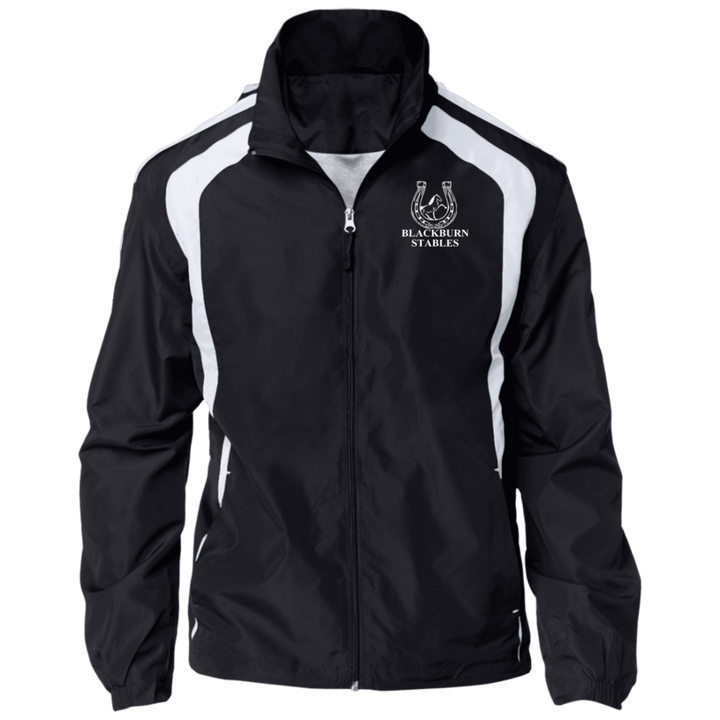 BLACKBURN STABLES (WHITE) JST60 Jersey-Lined Raglan Jacket