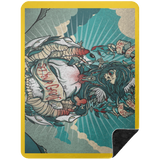 VINTAGE TAT 2 BSHL Premium Black Sherpa Blanket 60x80