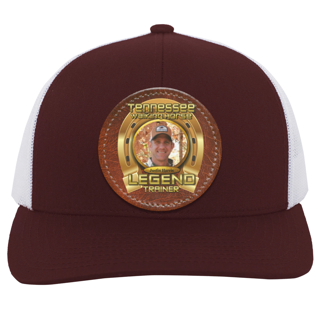JUSTIN HARRIS (TWH LEGENDS) HAT 104C Trucker Snap Back - Patch