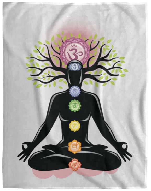 CHAKRAS PLUSH BLANKET (12 STYLES AND SIZES)