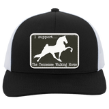 I SUPPORT THE TWH -RECTANGLE 104C Trucker Snap Back - Patch