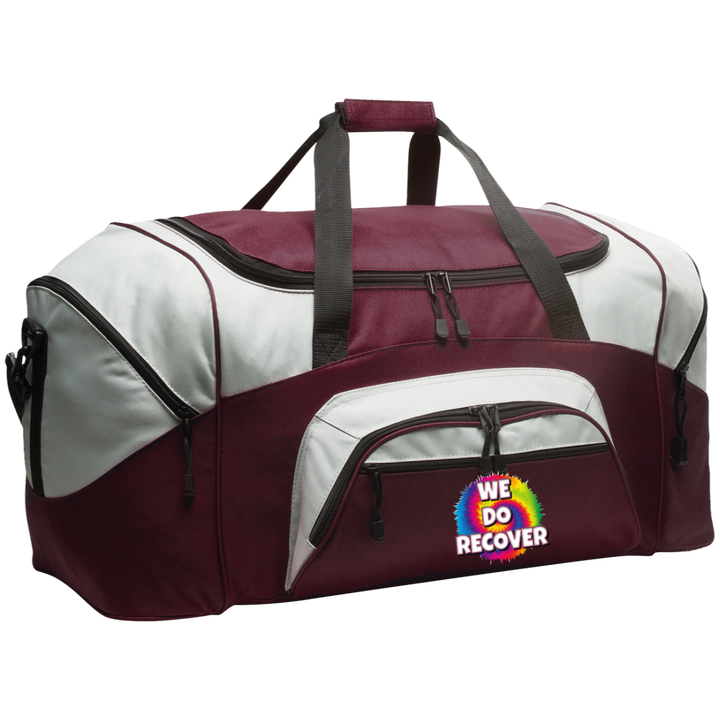 WE DO RECOVER BG99 Colorblock Sport Duffel