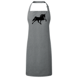 TENNESSEE WALKING HORSE DESIGN 3 JMD (BLACK) RP150 Sustainable Unisex Bib Apron