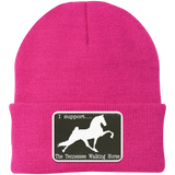 I SUPPORT THE TWH -RECTANGLE CP90 Knit Cap - Patch