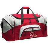 HUNTER JUMPER STYLE 1 (WHITE) 4HORSE BG99 Colorblock Sport Duffel