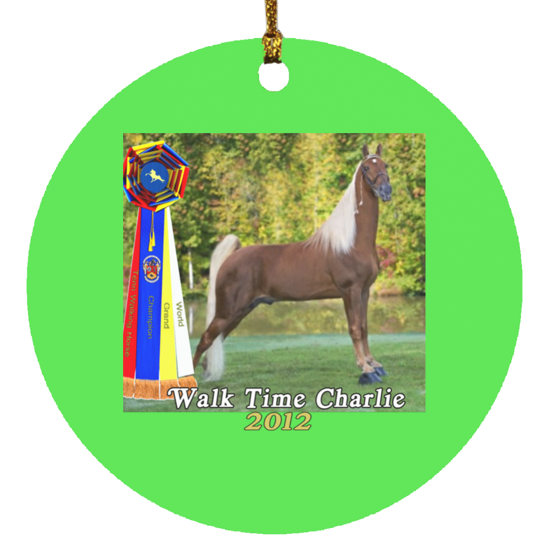 WGC WALK TIME CHARLIE SUBORNC Circle Ornament